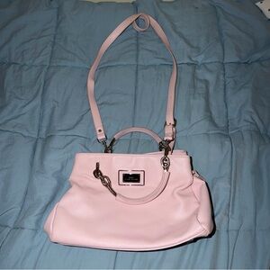 Pink Leather Handbag